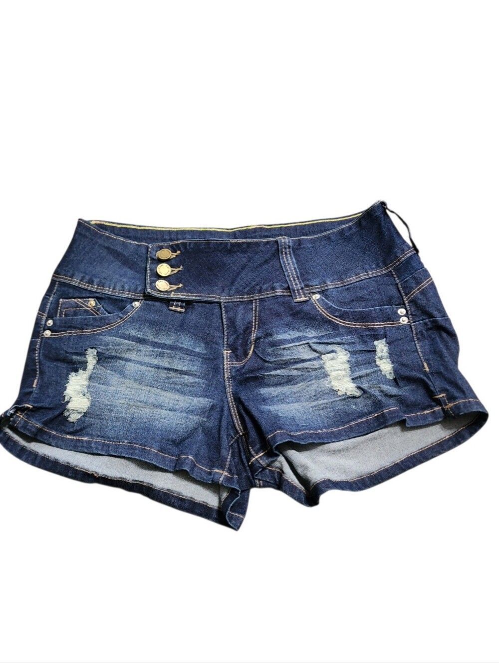 YMI Wanna Betta Butt Denim Micro Shorts Sz 7
